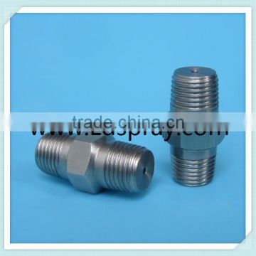 Stainless steel two double threads fulljet washing nozzle