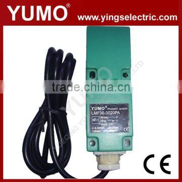 YUMO LMF36-3020PA 20mm PNP NO square inductive Proximity sensor