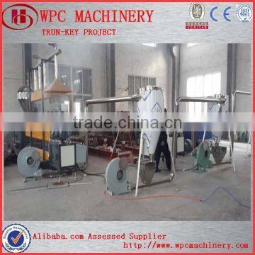 wood plastic wpc granulator machine