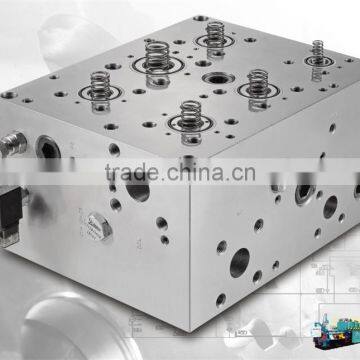 Aluminium Hydraulic Extrusion Plant Machine Parts Cartridge Manifold Units photo-3