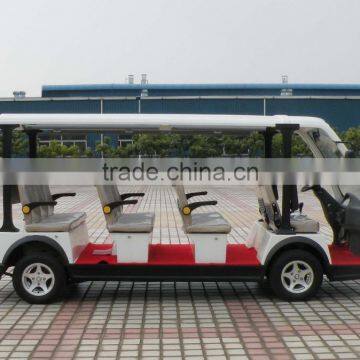 Excellent Quality 4 Wheel Battery Powered Tourist Car New Electric Shuttle Bus photo-4