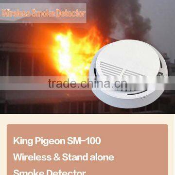 wireless gsm alarm smoke detector SM-100