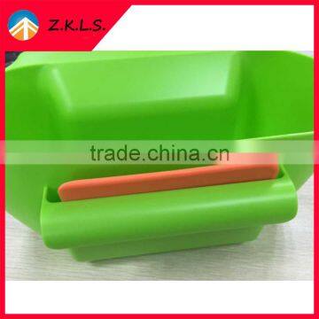 Portable Mini Kitchen Hanging Plastic Garbage Box photo-6