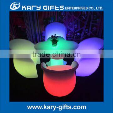 Multi-color Garden LED Cube Seat Plastic Waterproof IP65 LED Light Cube photo-4