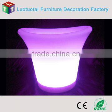 Rechargeable LED Glowing Ice Wine Bucket/beer Holder/wine Cooler photo-4