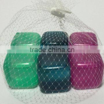 Plastic ice cubes, reusable ice cubes, drinks chiller cubes