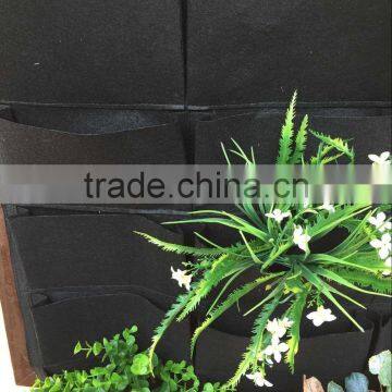 6-pocket hanging garden planter felt bags grow bags