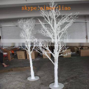 Q012705 White Artificial Tree Without Leaves Ornamental Size Customized Dry Tree for Decoration