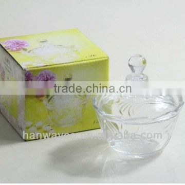 Stocklot Glass Fruit Bowl