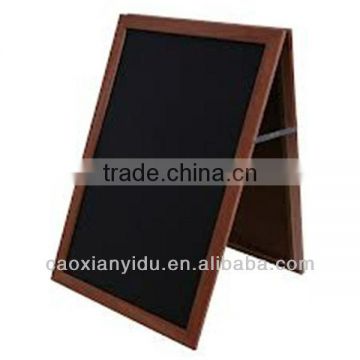 A-Frame Double-Sided Easels Chalkboard wooden chalkboard erasers showing stand Advertising blackboard Promotion board