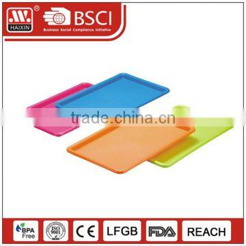 Haixing oval rectangular round plastic trays