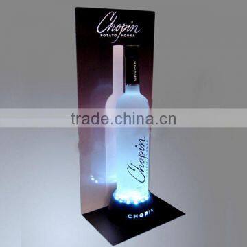Custom acrylic liquid display stand bottle rack