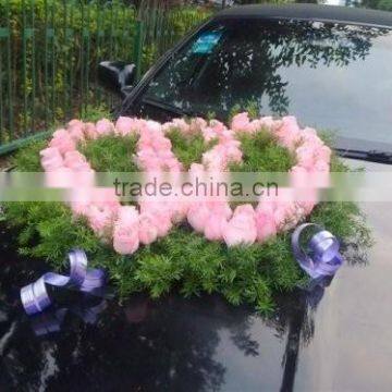 Double Heart Green Flower Foam for Floral Arrangements photo-4
