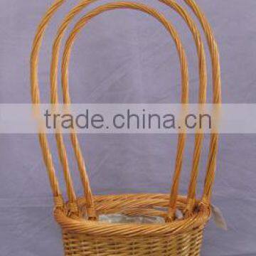 Decorative Oval Willow Basket