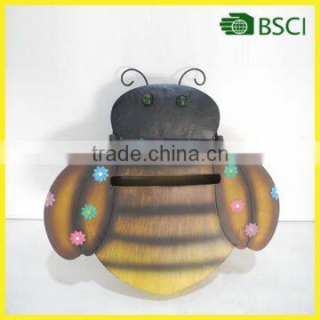 YS15974 the Bee Metal Handicraft Waterproof Mailbox for Home Decoration