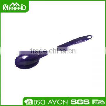 Solid color wholesale cheap recycled plastic soup spoon plastic soup spoon