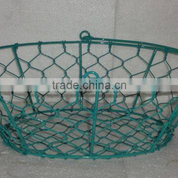 Green laundry Basket