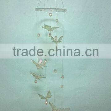 Wholesale Acrylic Butterfly Aeolian Bells Metal Wind Chime With Tube photo-6