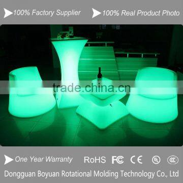 Hot Sales Color Changing Plastic LED Luminous Furniture