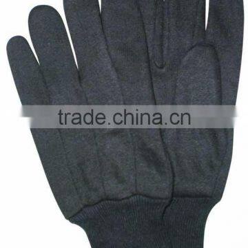 NMSAFETY high quality brown jersey safety sewing hand gloves