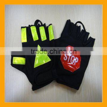 Half Finger Sun Protection Traffic Safety Police Gloves