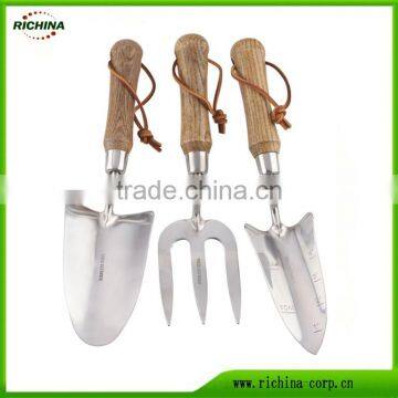 Stainless Gardening Hand Tools with FSC ASH Wood Handle