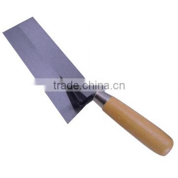 Wood Handle Square End Bucket Plastering Margin Mixing Trowel