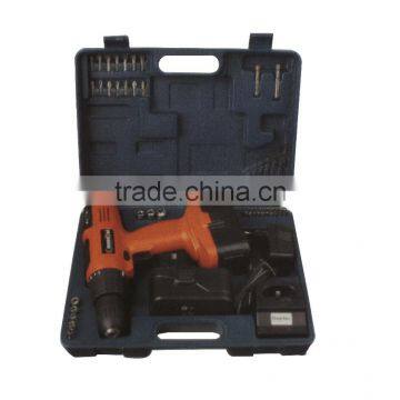 LB-375 42pcs cordless screwdriver set in blow plastic case