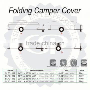 Waterproof 3 Layers Nonwoven Fabric Folding Camper Trailer RV Cover photo-2