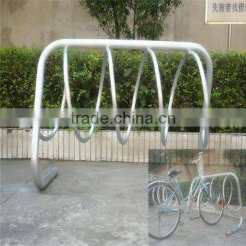 strong and durable hanger steel spiral bike stand