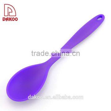 Integrated Seamless Design Purple Color Silicone Rice Spoon photo-2