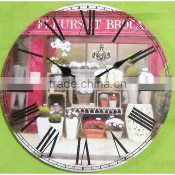 MDF wall clock