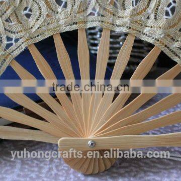 Beautiful Lace Bamboo Fan for Ladies photo-3