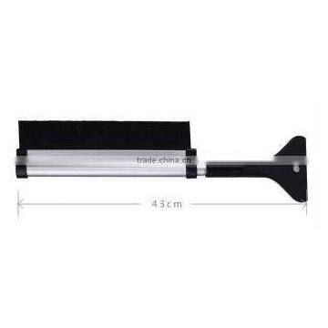 Mini Extendable Aluminum Tube Snow Brush With Ice Scraper photo-3