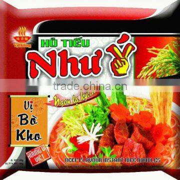 INSTANT RICE NOODLES BEEF FLAVOUR