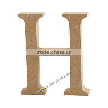 wooden MDF Letter H, alphabet letter