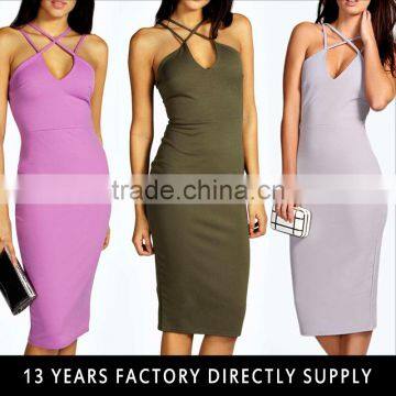 latest party wear frock suits design for girls sexy baxk split bodycon dress