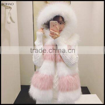 2016 Latest Design Faux Fur Vest Fake Fur Vest photo-2
