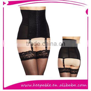 China Hot Lace Waist Cincher Corset with Leggings Women Shaping panty Waist trainer with Lace socks