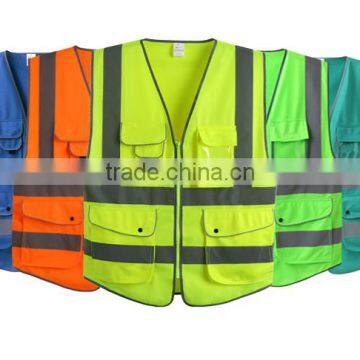 Hi-Q High Visibility Safety Fluorescent Vests Workwear