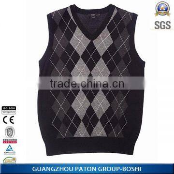 Boshi Profesional OEM Knitwear Sweaters v Neck Acrylic Sweater