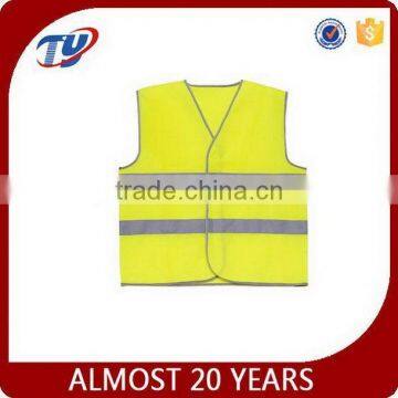 Cheap safety reflective vest EN471 yellow safety vest security vest