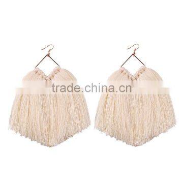 Bohemian Jewelry Big Long Tassel Dangle Earrings Accessories for Women photo-2