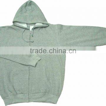 Cotton Fleece Hoodie Hazel Grey Color