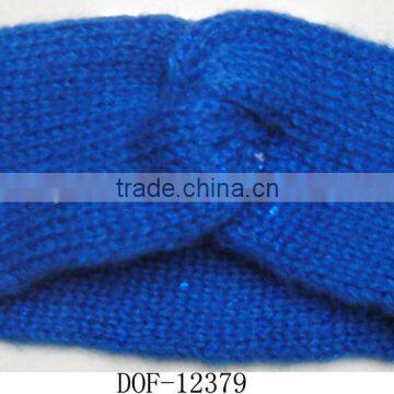 Fashion Hot Crochet Acrylic Bright Sequin Bow Headband