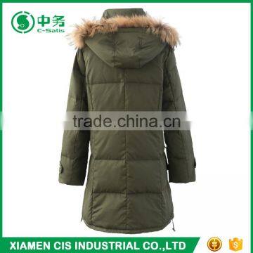2017 New Style Winter Windproof Warm Sexy Women Long Duck Down Coat photo-4