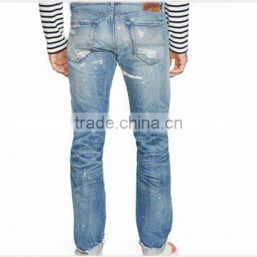 Biker Jeans Fashion Denim Trousers(LOTK001) photo-5