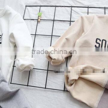 2-7 Years 2017 New Wholesale Autumn Cotton Full Sleeves Stitching Letter Kids Clothing Jackets photo-5