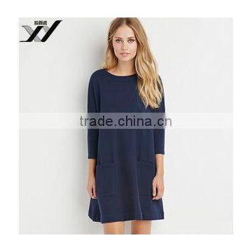 Long Sleeve Woman's Shirt Dress photo-4
