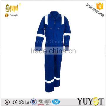 ROYAL BLUE FLAME RETARDANT ANTI-STATIC COVERALL WITH 3M REFLECTIVE TAPE